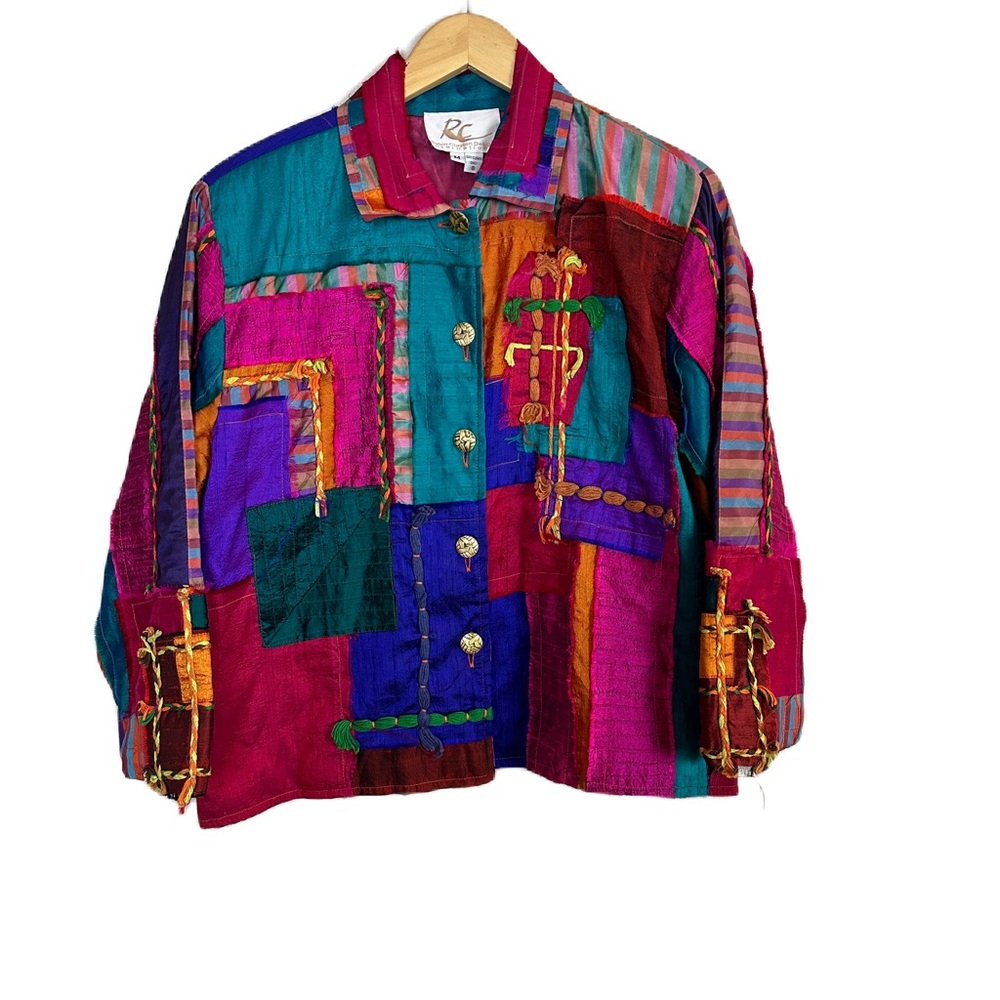 VTG Robin Clayton Designs Jacket Wearable Art Women’s‎ Sz Medium